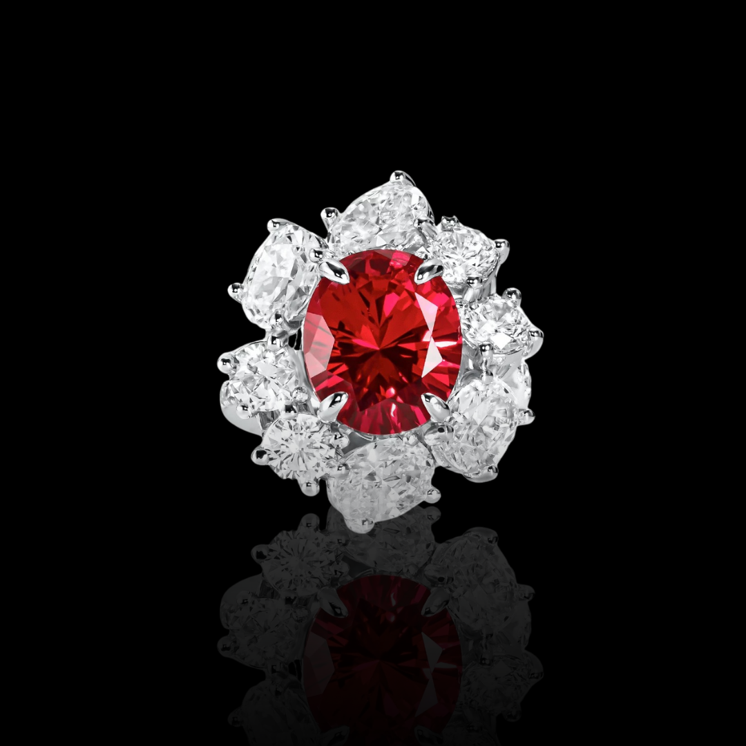 Radiance Ruby Bloom Ring