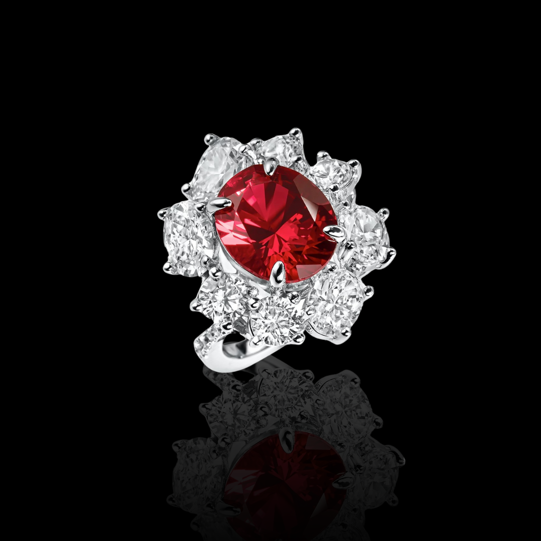 Radiance Ruby Bloom Ring