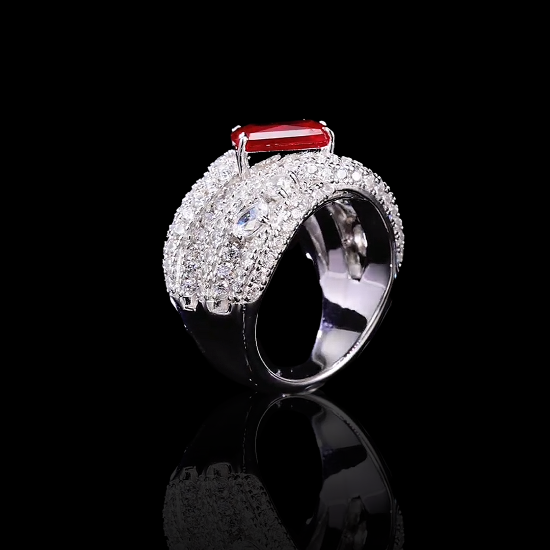 Ruby Cascade Ring