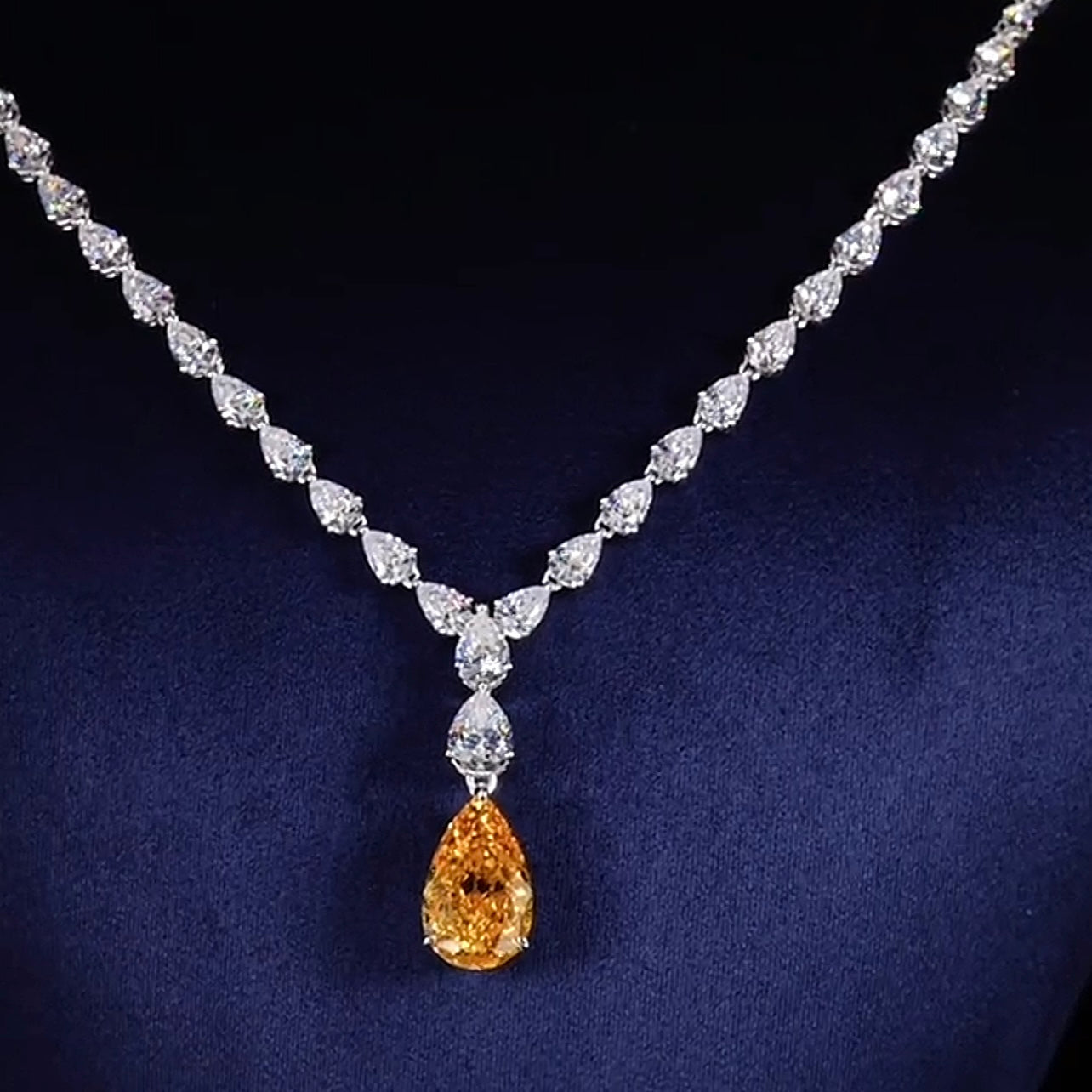 Golden Glow Eternity Necklace