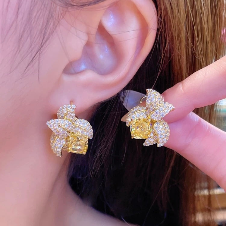 Golden Bloom Earrings