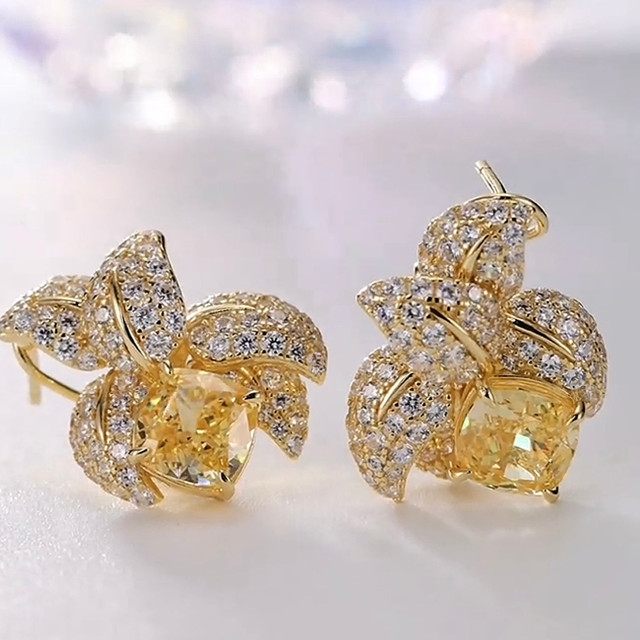Golden Bloom Earrings