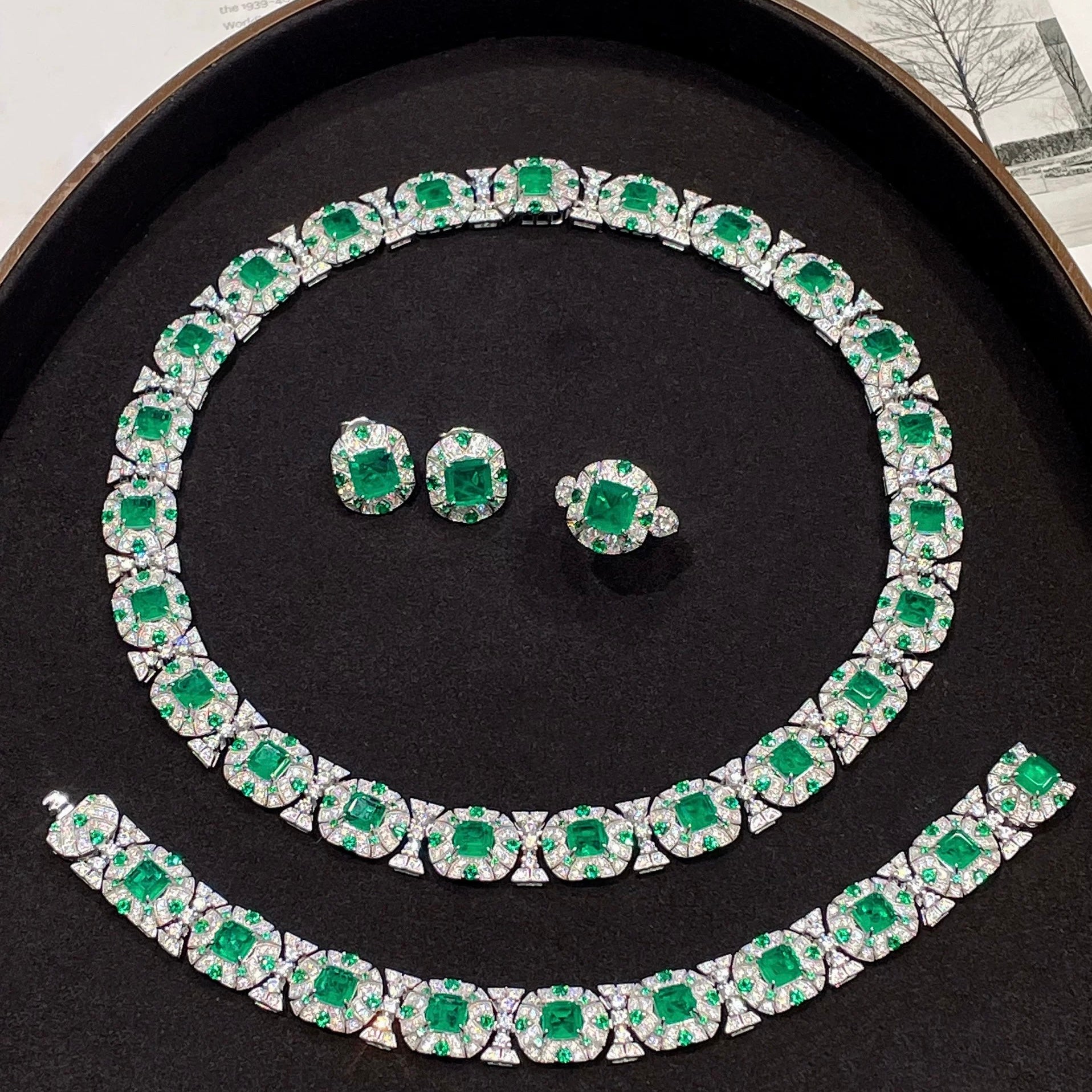 Elysian Emerald Earrings