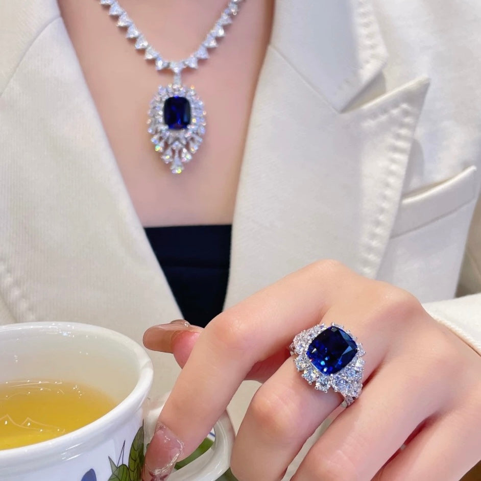 Celeste Majesty Sapphire Ring