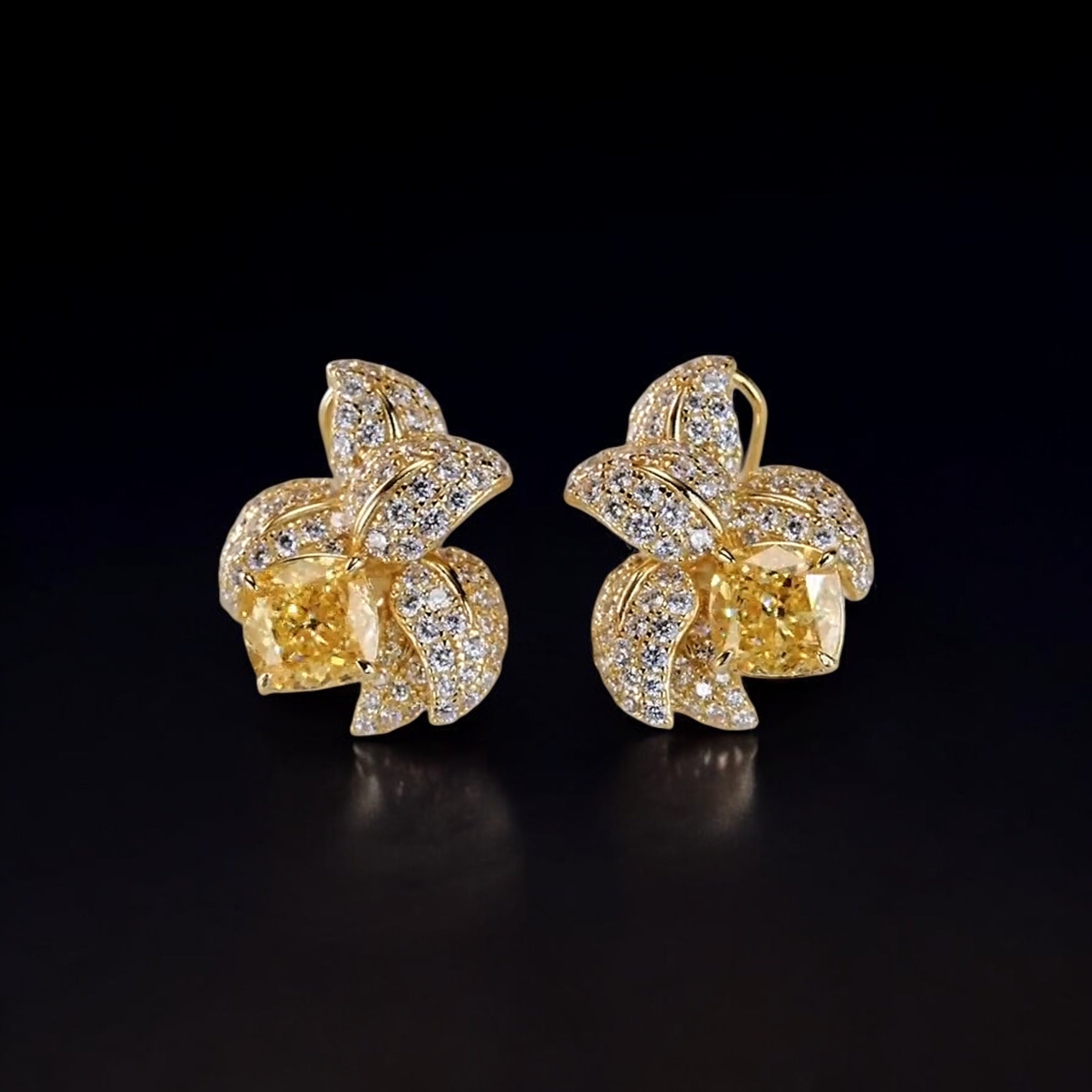 Golden Bloom Earrings